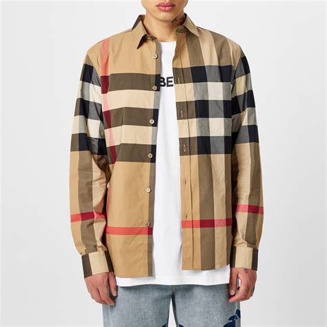 long sleeve burberry shirt cheap